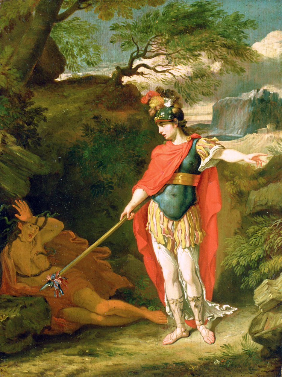 Perseo y Medusa de Benjamin West