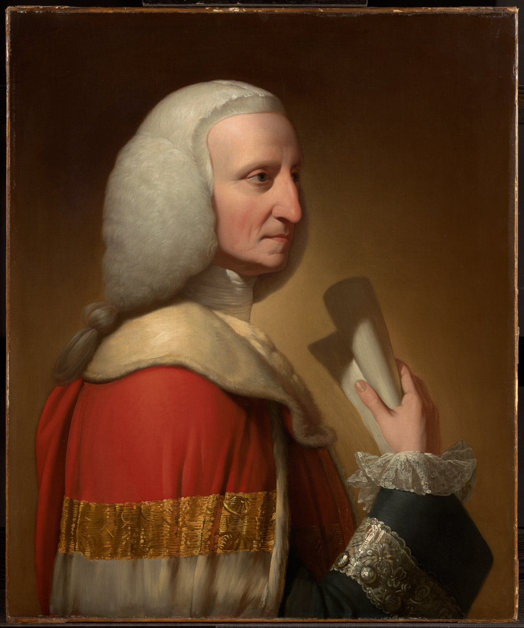 Retrato de George, primer lord Lyttelton de Benjamin West