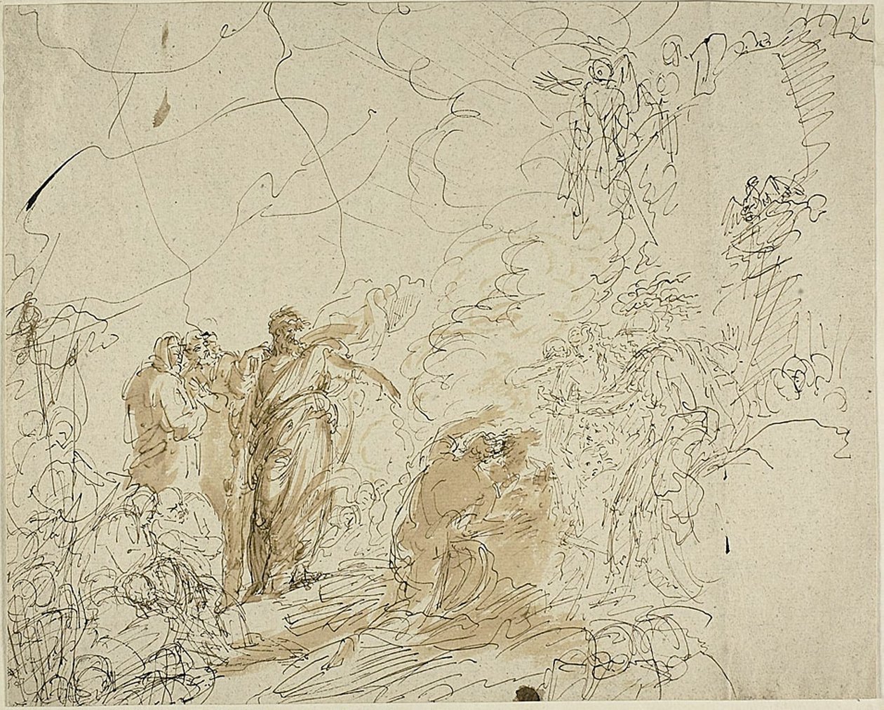 San Pablo sacudiéndose la víbora de Benjamin West