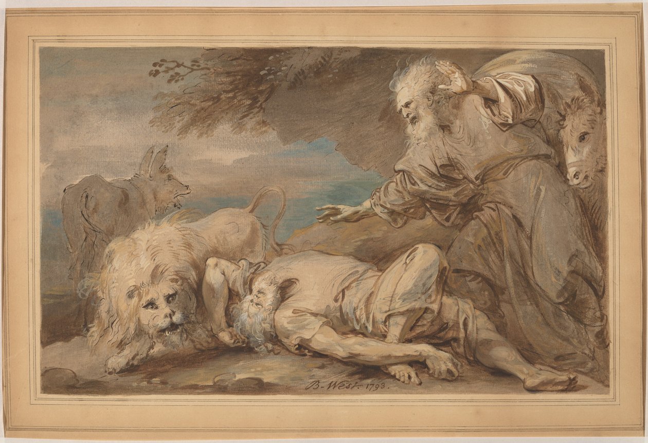 El profeta desobediente de Benjamin West