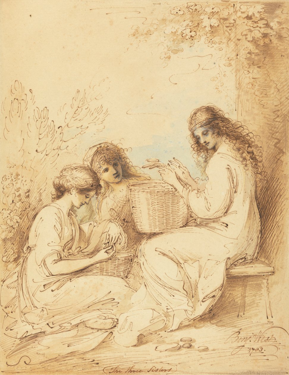 Las Tres Hermanas de Benjamin West
