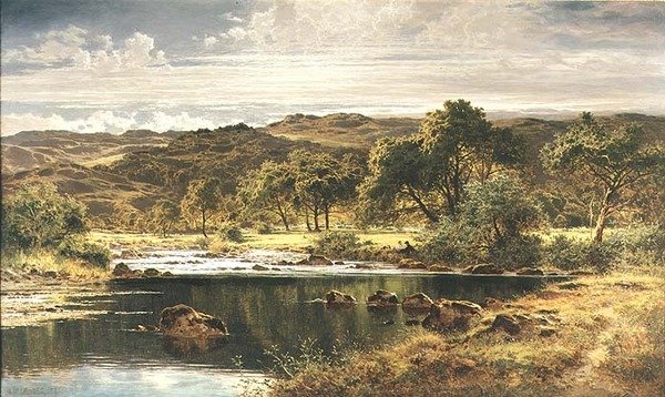 Una tarde brillante, Gales del Norte de Benjamin Williams Leader