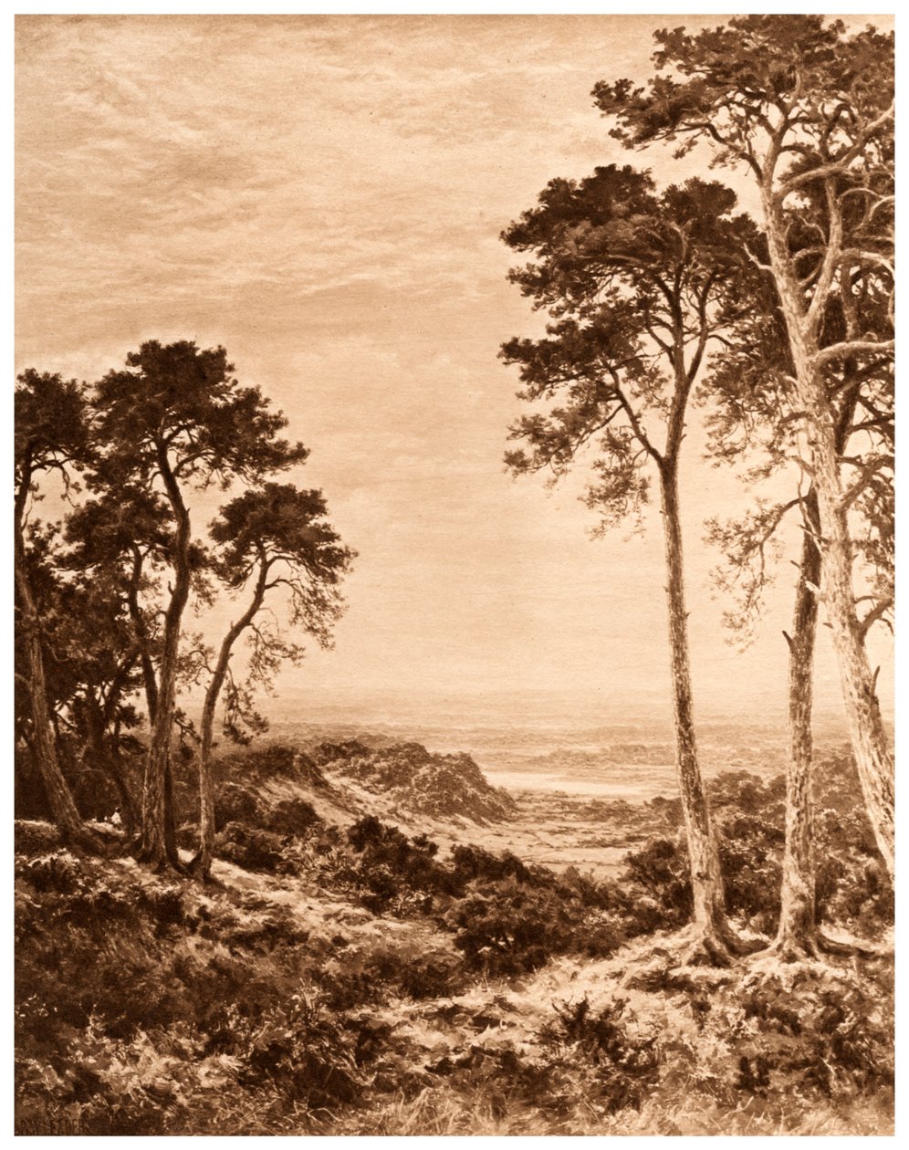 Atardecer después de la lluvia de Benjamin Williams Leader