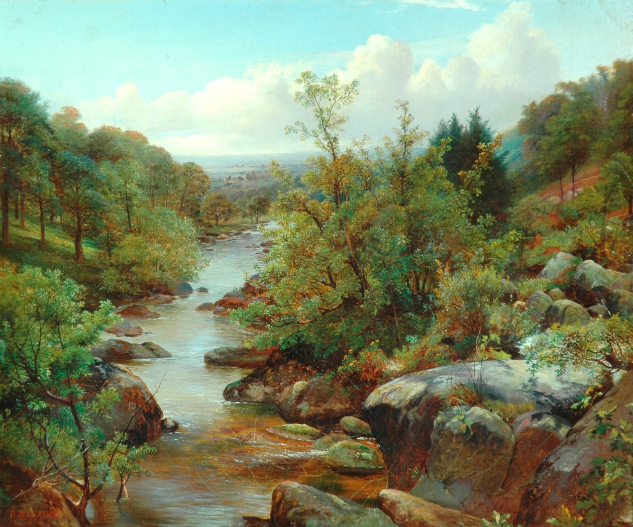Paisaje galés de Benjamin Williams Leader