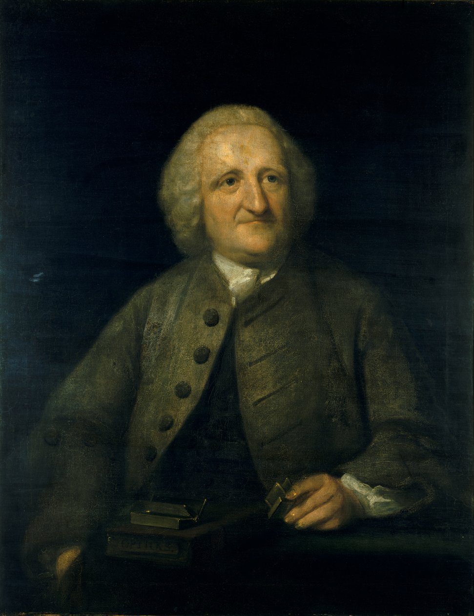 John Dollond, Mediados-finales del siglo XVIII (óleo sobre lienzo) de Benjamin Wilson