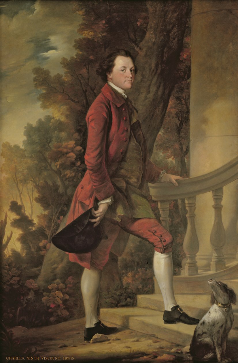 Retrato de Charles, 9º Vizconde Irwin de Benjamin Wilson