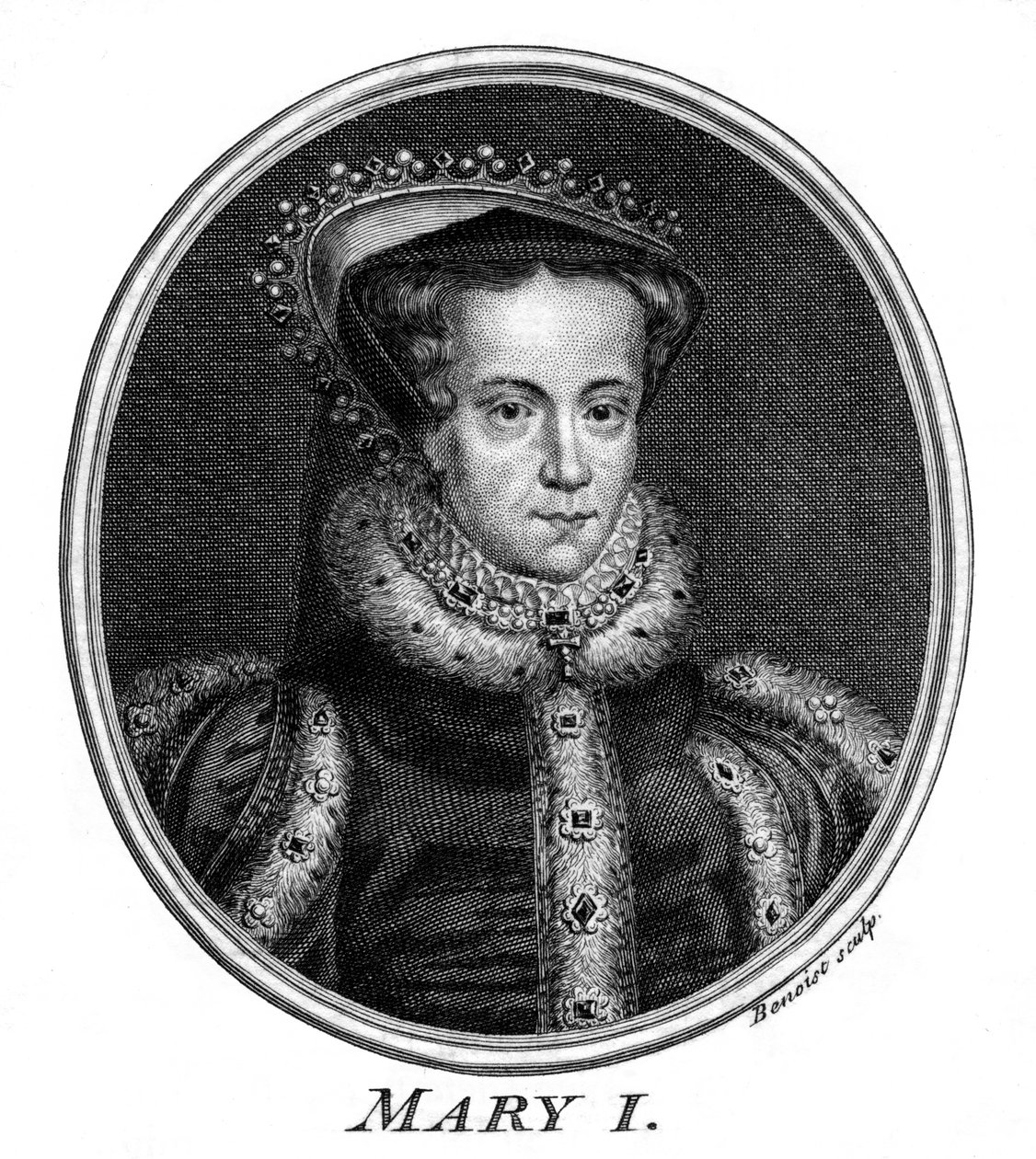 Reina María I de Inglaterra de Benoist