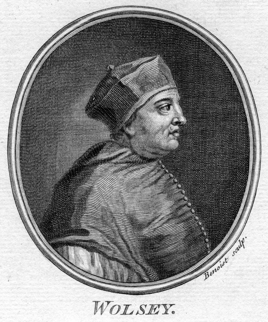 Thomas Wolsey c1475-1530, estadista inglés de Benoist