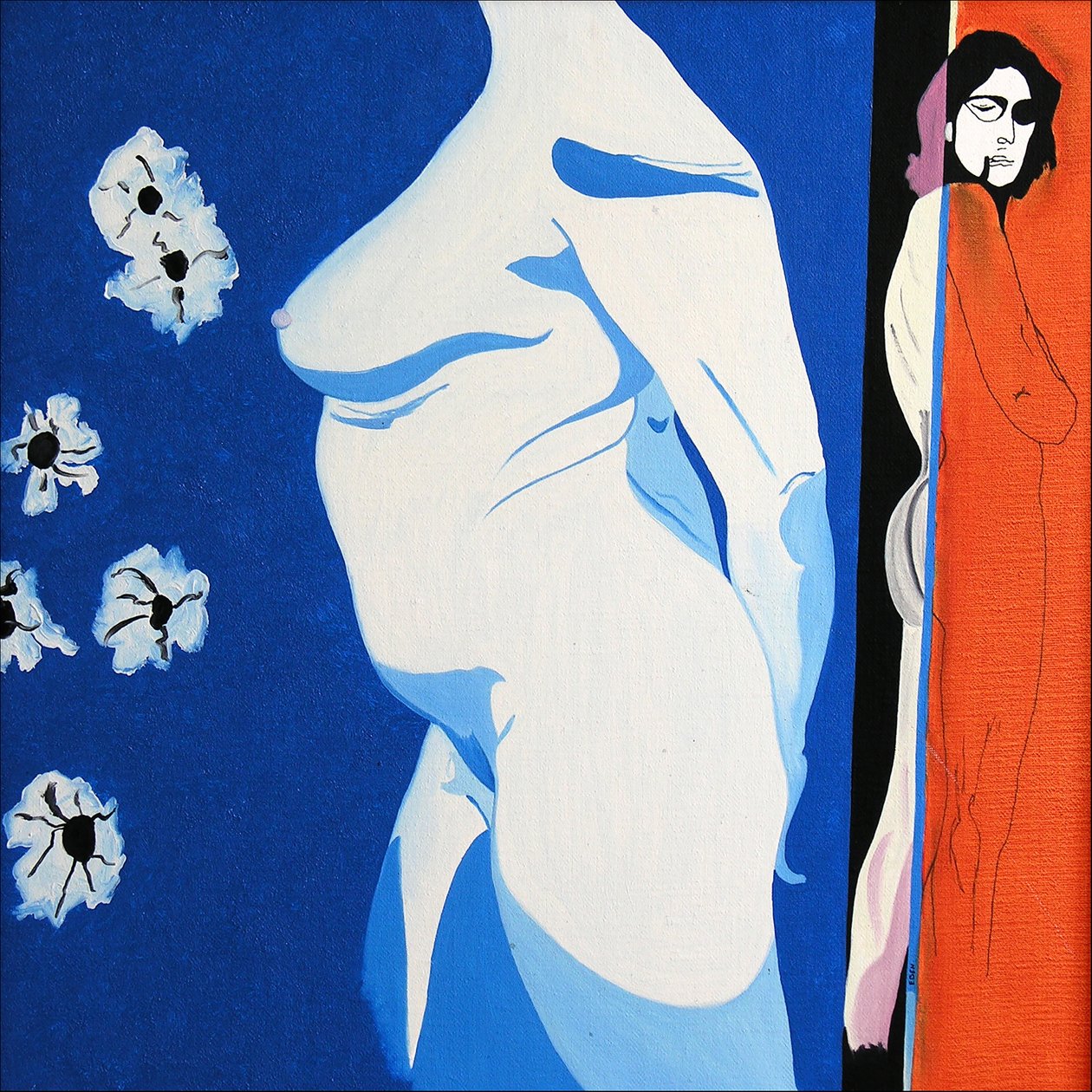 Fotógrafos americanos 5, 2000 (óleo sobre lienzo) de Benoit Erwann Boucherot