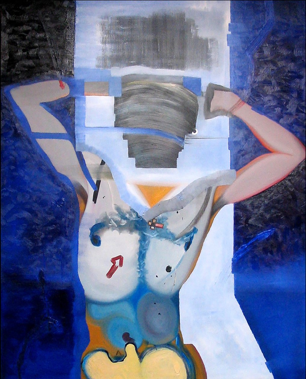 Homme libre, 2006 (óleo y acrílico sobre lienzo) de Benoit Erwann Boucherot