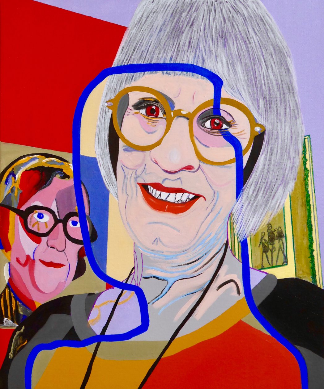 La nave de los locos : Diane, 2020 (óleo sobre lienzo) de Benoit Erwann Boucherot