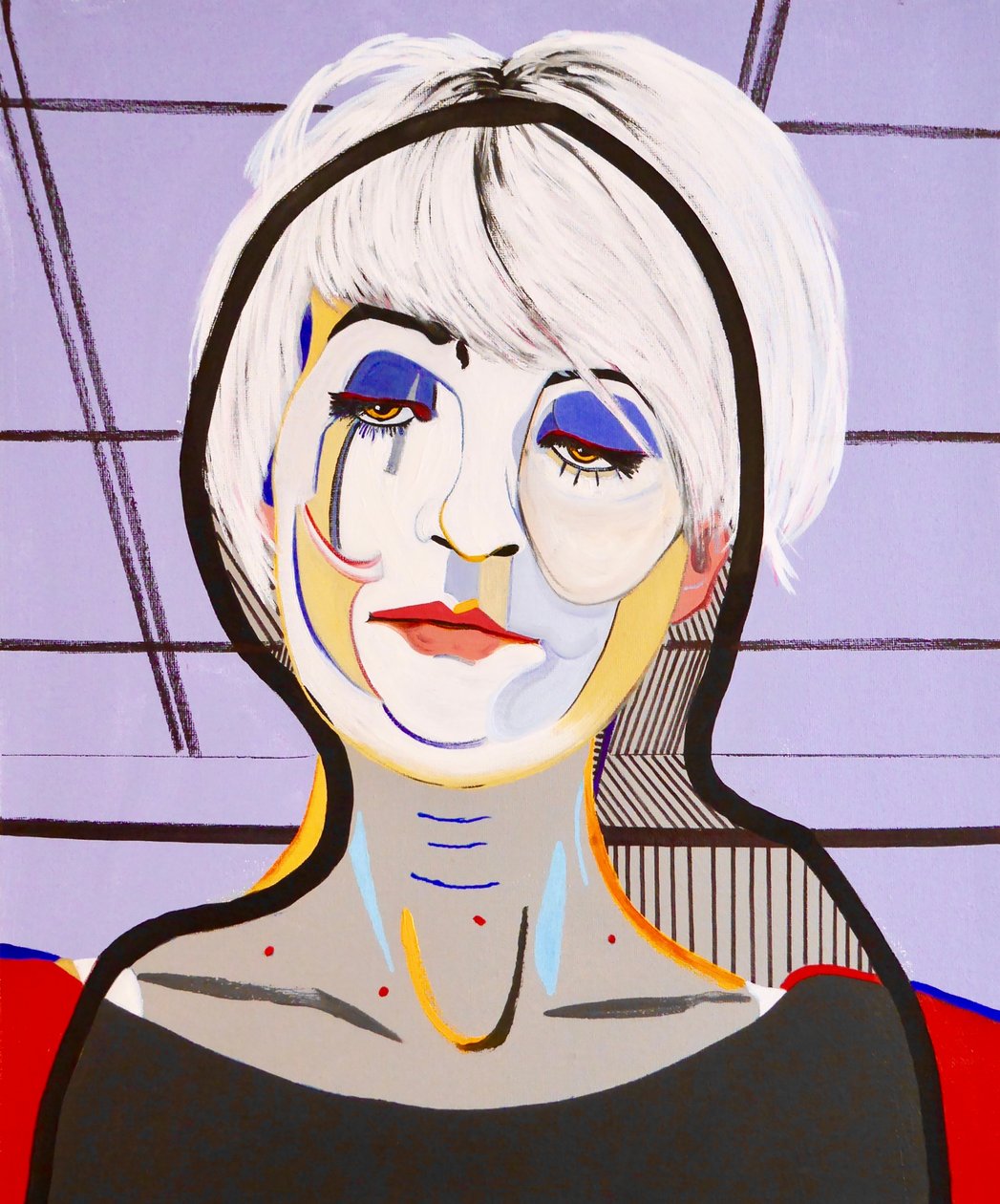 La nave de los locos : Sarah Lou, 2020 (óleo sobre lienzo) de Benoit Erwann Boucherot