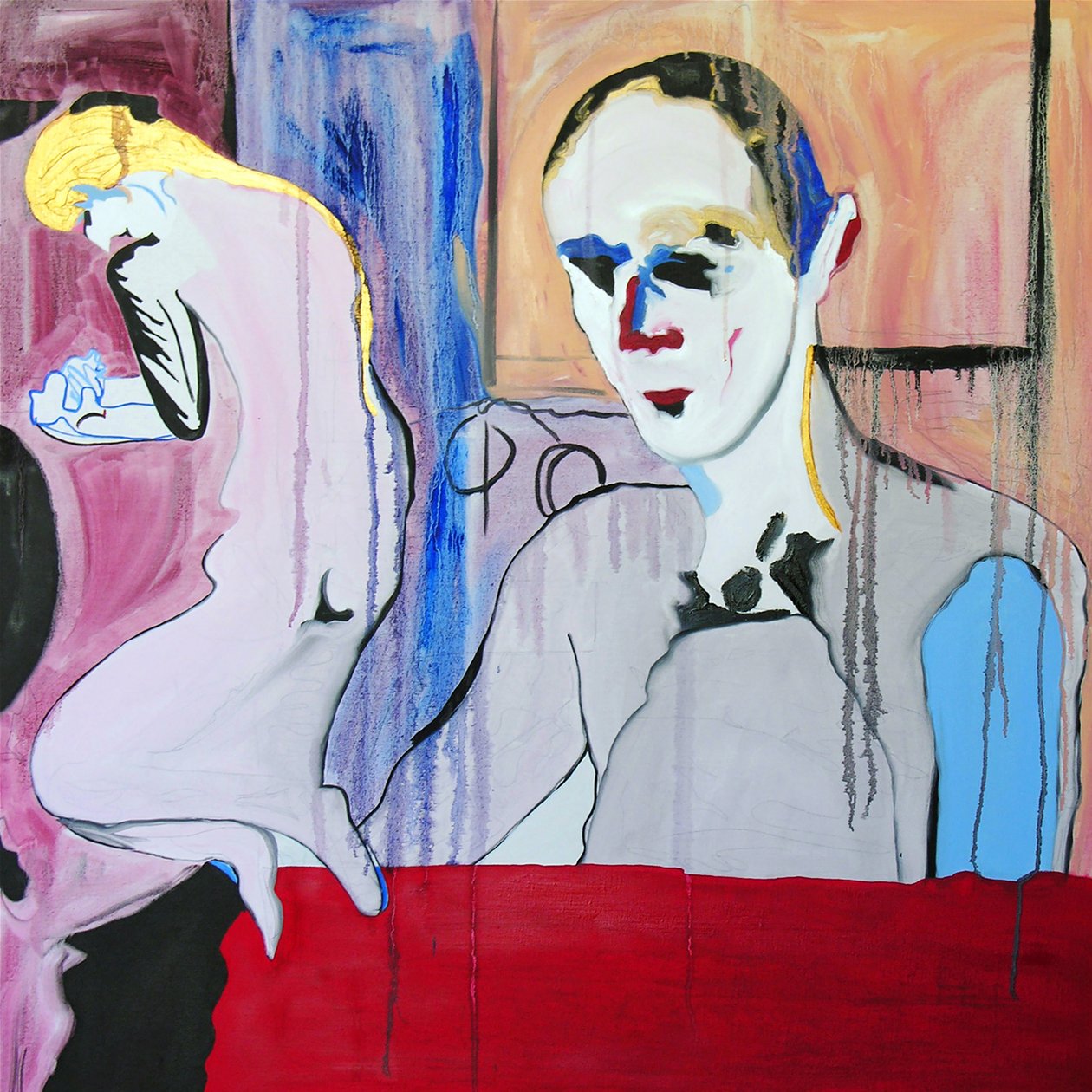 La familia Bonnard, 2005 (óleo sobre lienzo) de Benoit Erwann Boucherot