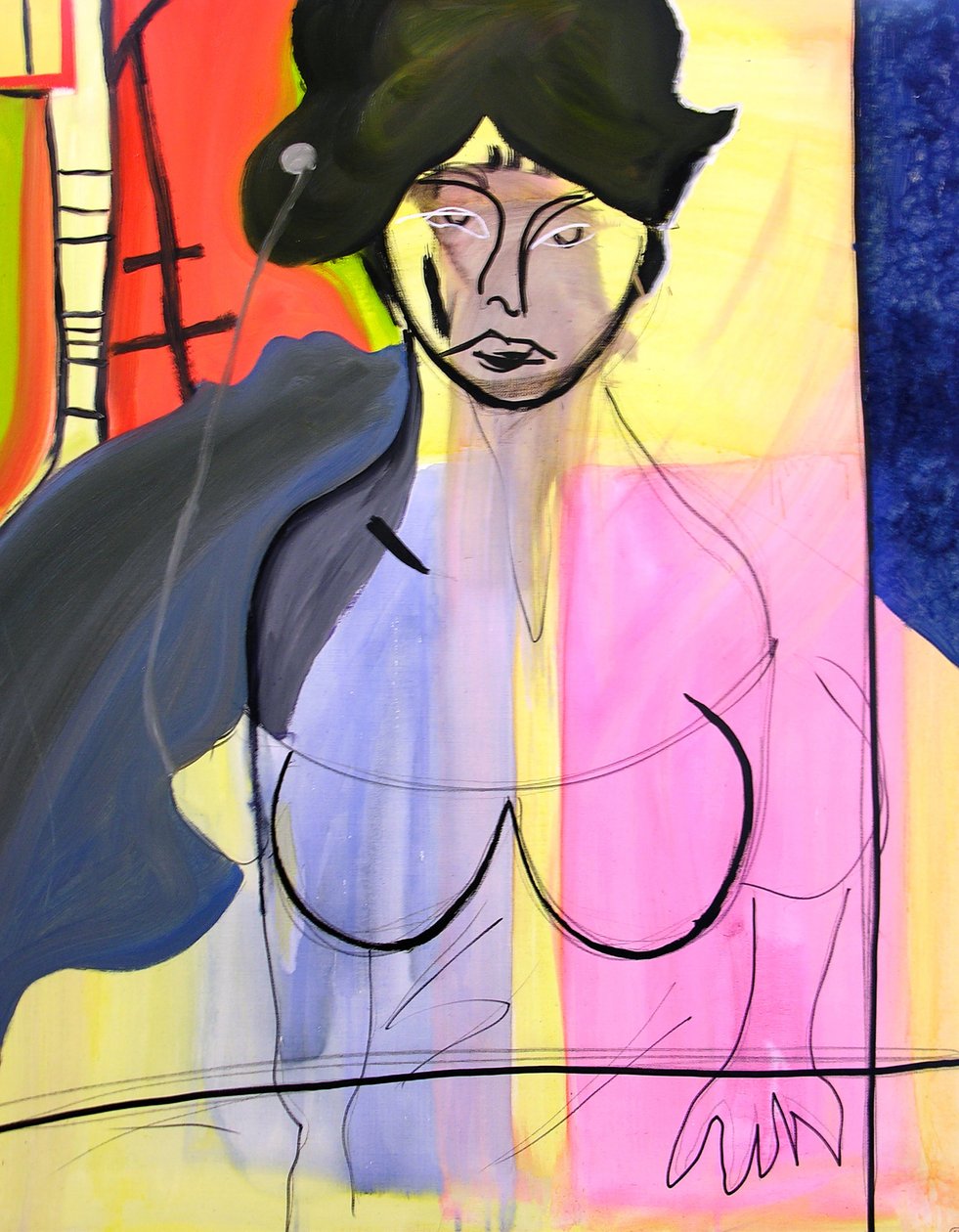 Miss N. 1, 2000 (óleo sobre lienzo) de Benoit Erwann Boucherot
