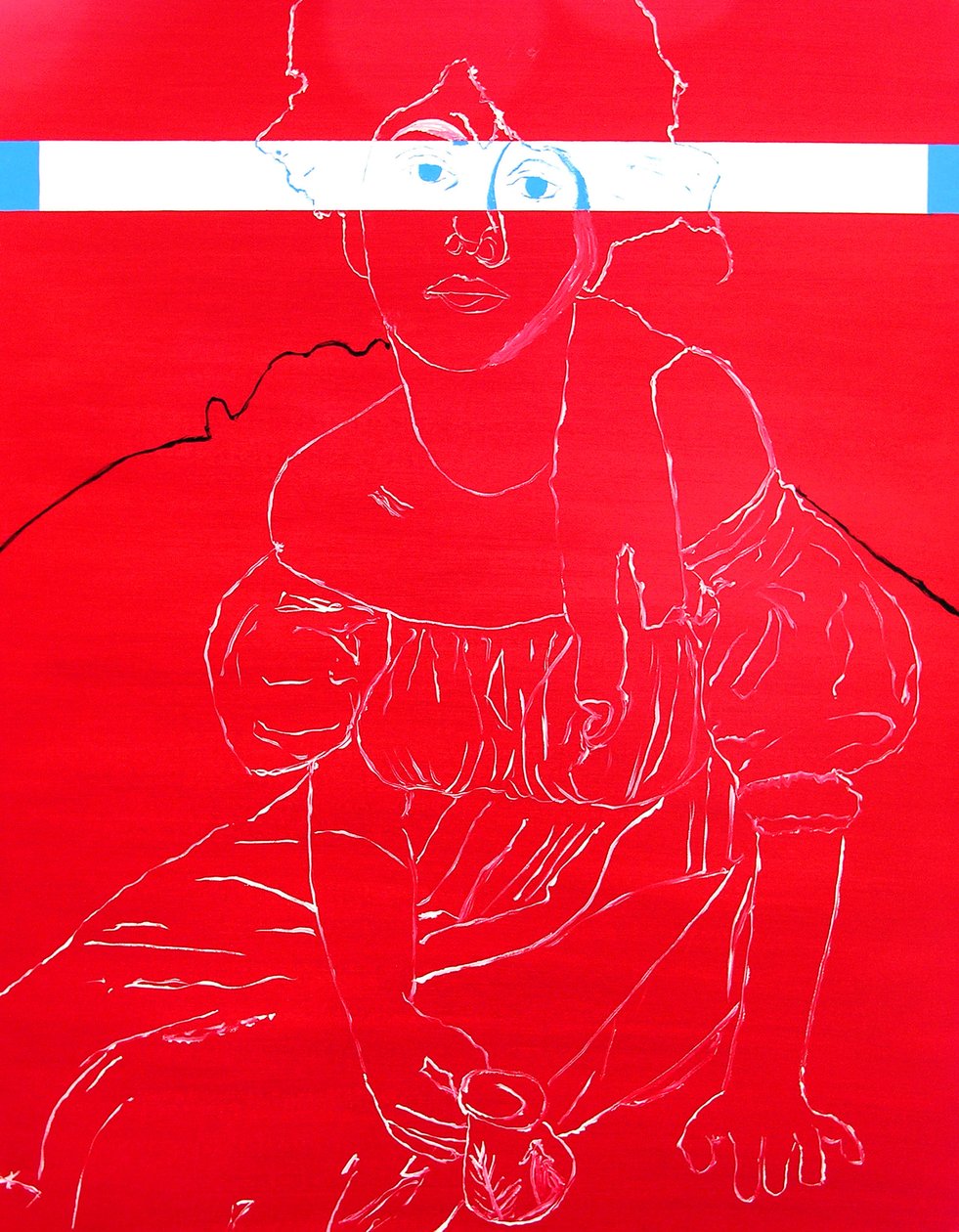 Miss N. 2, 2000 (óleo sobre lienzo) de Benoit Erwann Boucherot