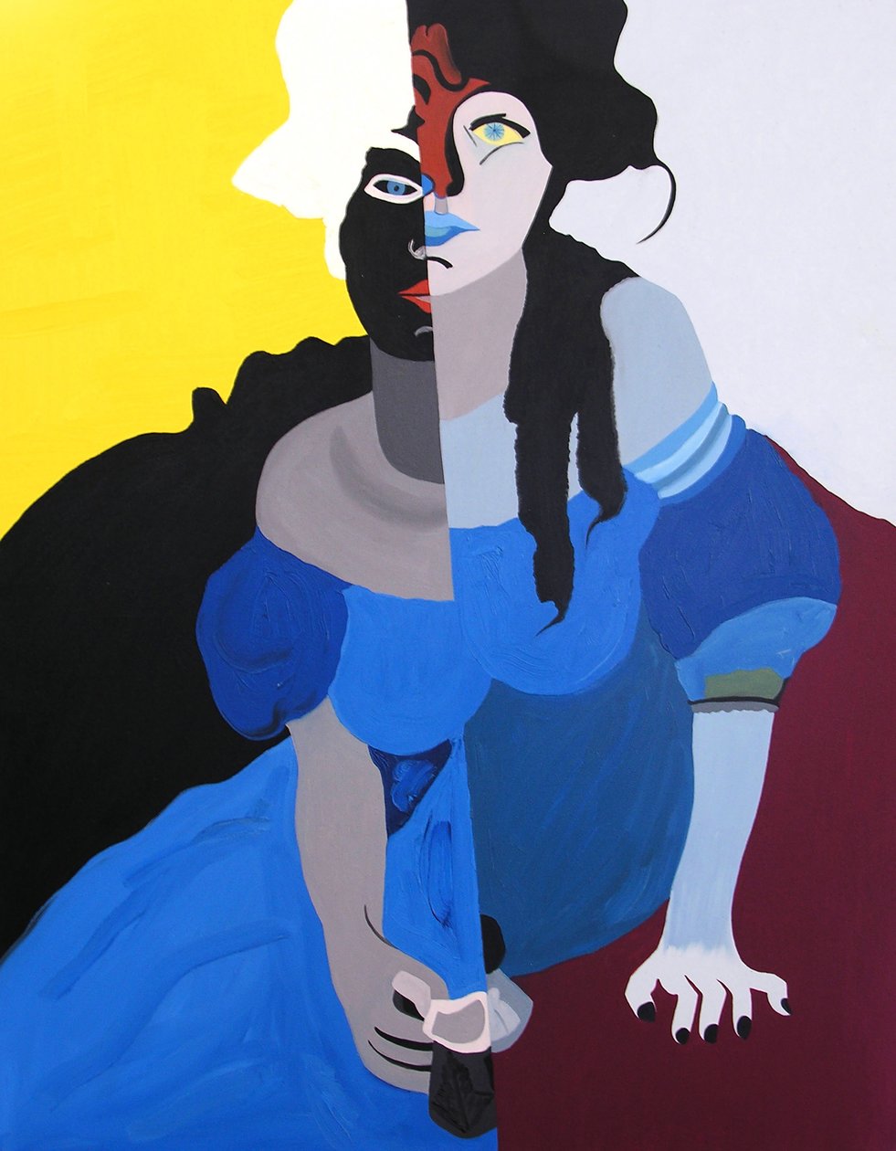 Miss N. 3, 2000 (óleo sobre lienzo) de Benoit Erwann Boucherot