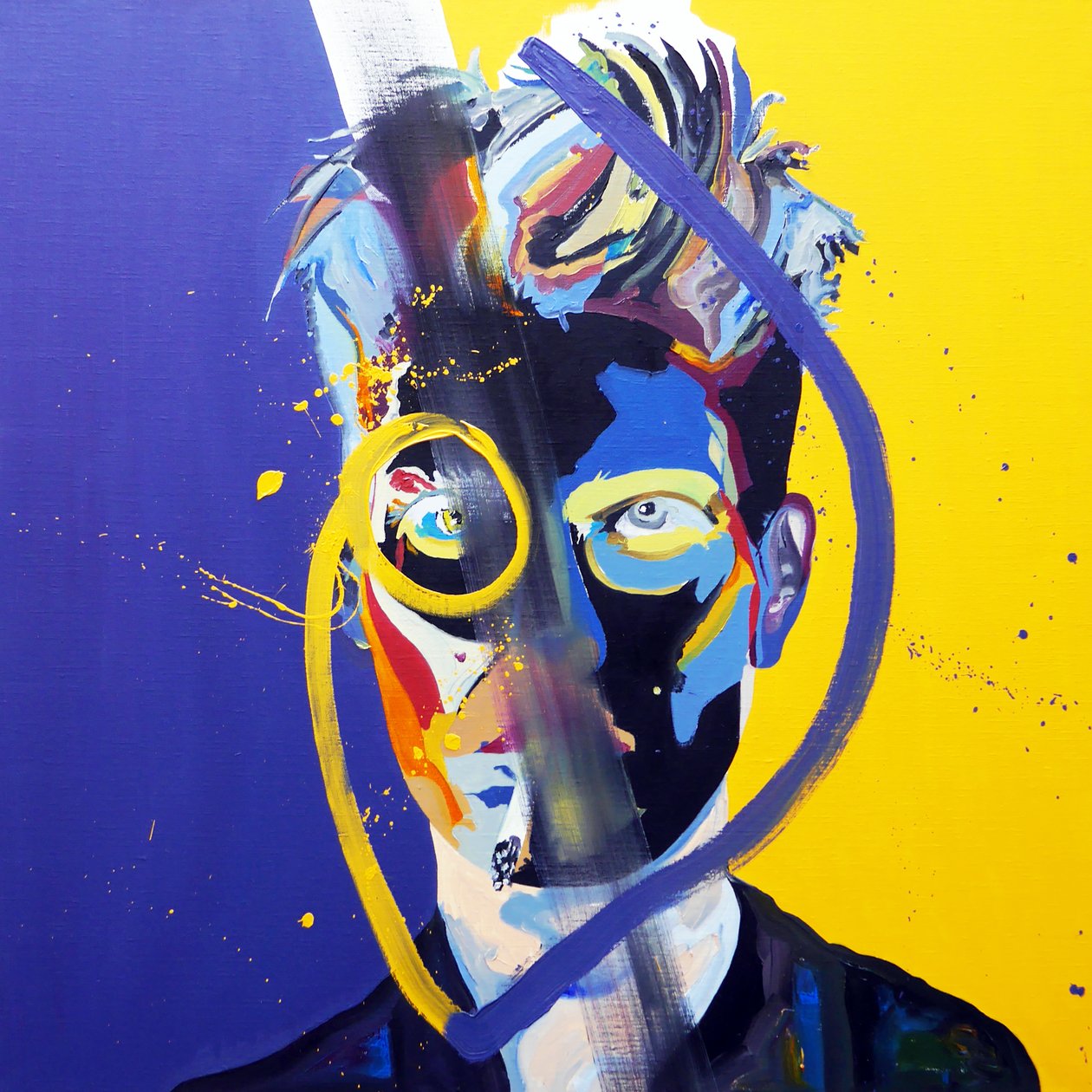 Surportrait : Astrid, 2016 (óleo sobre lienzo) de Benoit Erwann Boucherot