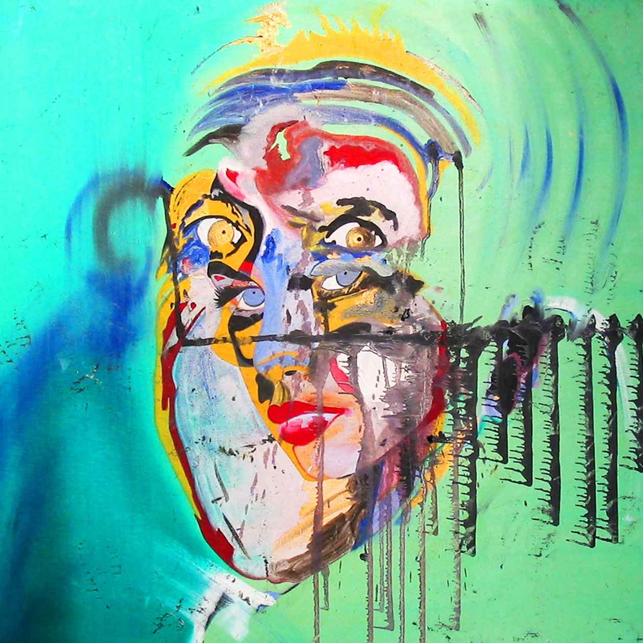 Surportrait : Brigitte Bardot  Albert Einstein, 2005 (óleo sobre lienzo) de Benoit Erwann Boucherot