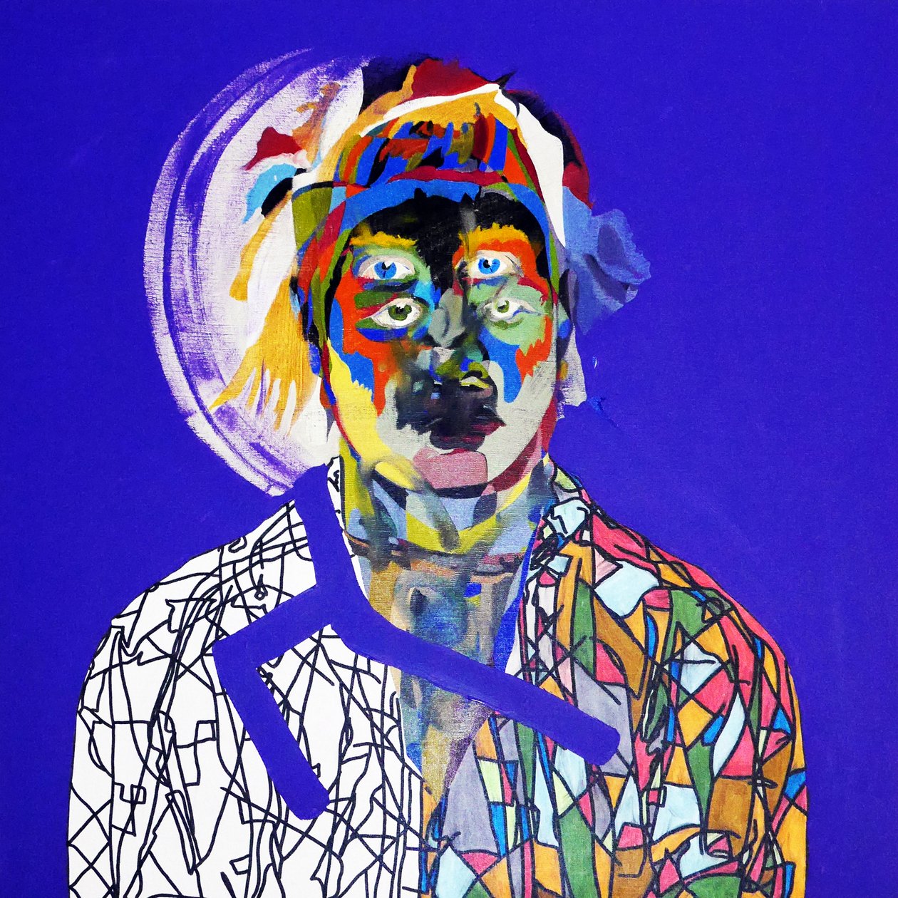 Surportrait : Olivier Corseri, 2019 (óleo sobre lienzo) de Benoit Erwann Boucherot