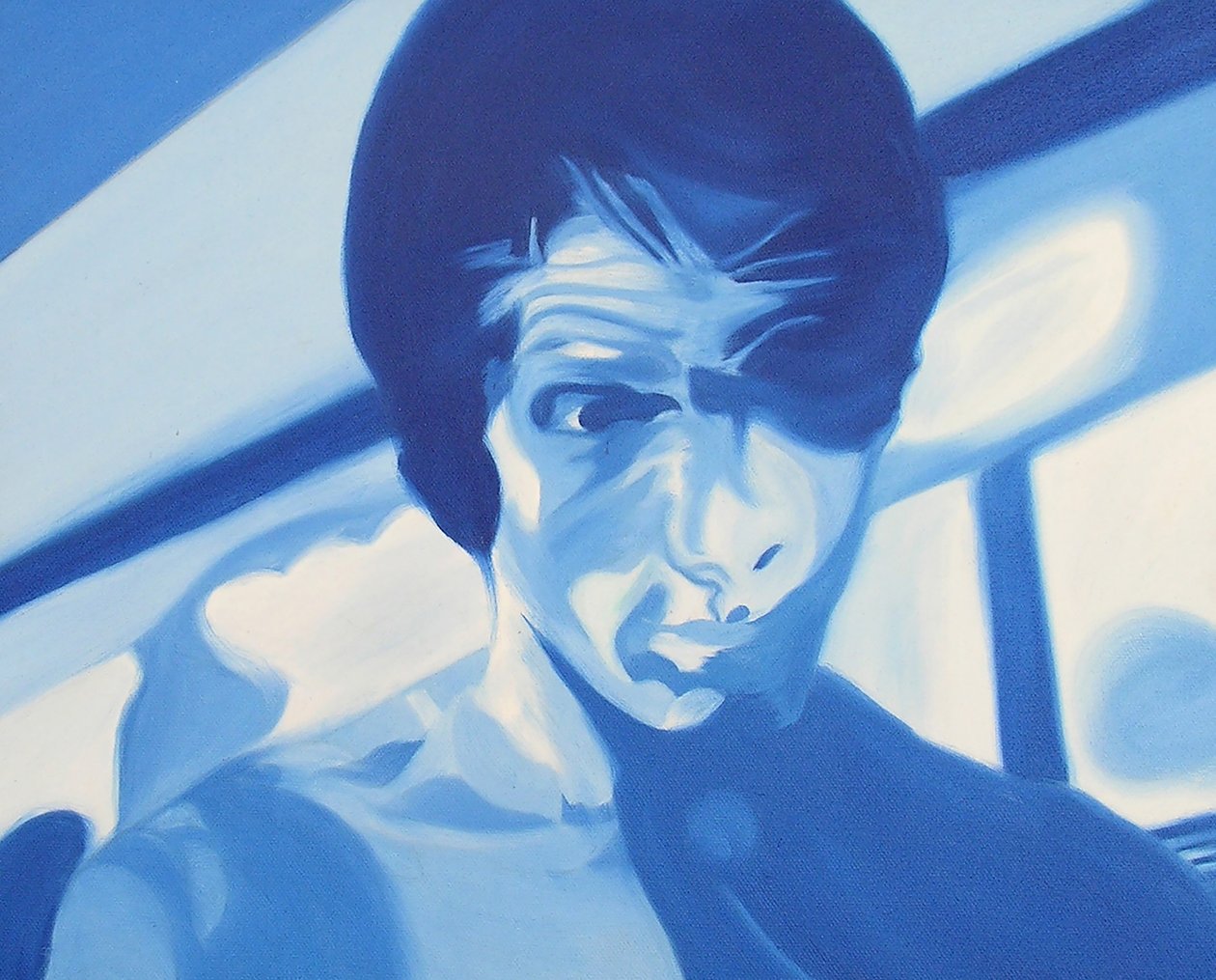 Surportrait : Sébastien, 2005 (óleo sobre lienzo) de Benoit Erwann Boucherot