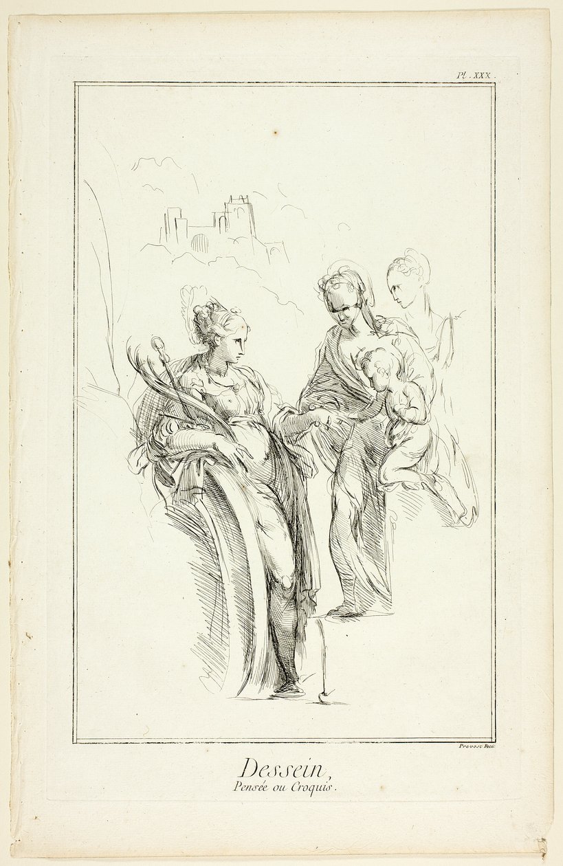 Diseño: Boceto, de la Encyclopédie de Benoit Louis Prevost