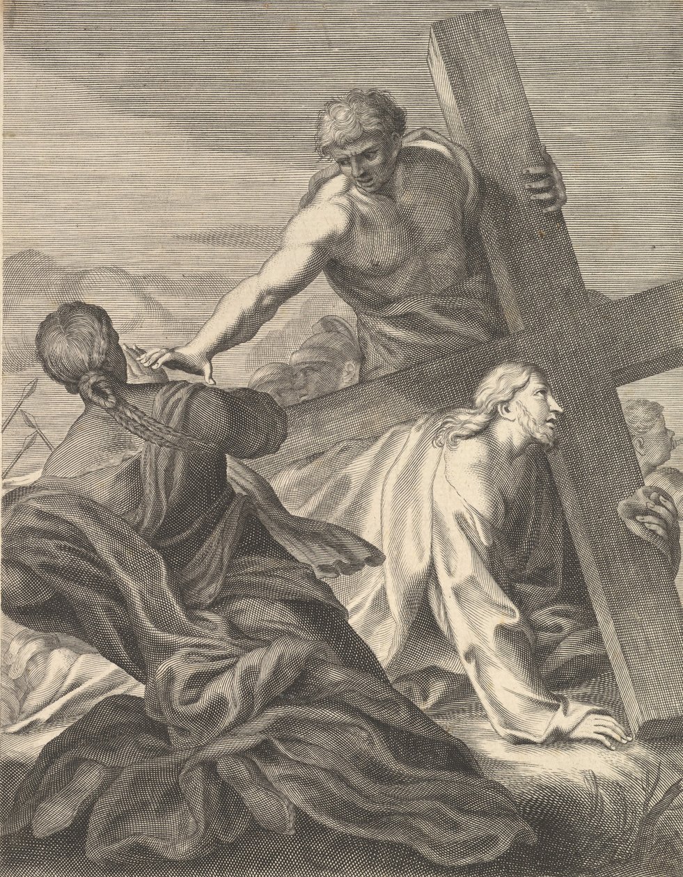 Cristo cargando la cruz de Benoit Thiboust