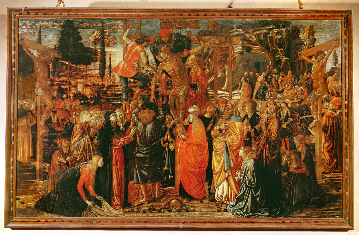 El Descendimiento de la Cruz de Benozzo di Lese di Sandro Gozzoli