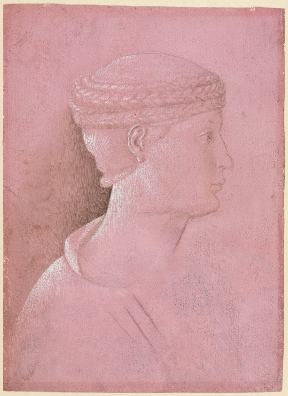 Busto de una mujer recto, c. 1458 de Benozzo Gozzoli