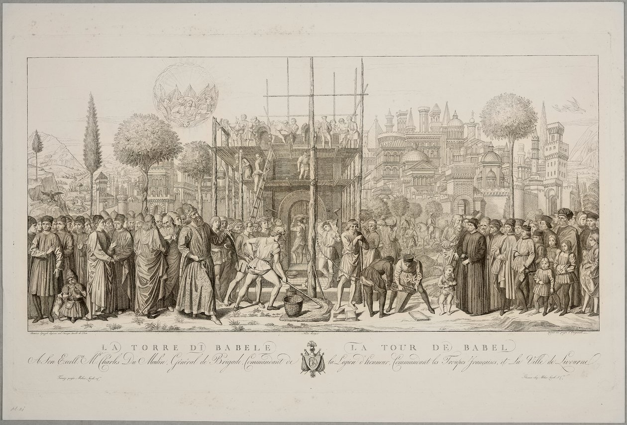 La Torre de Babel de Benozzo di Lese di Sandro (and followers) Gozzoli