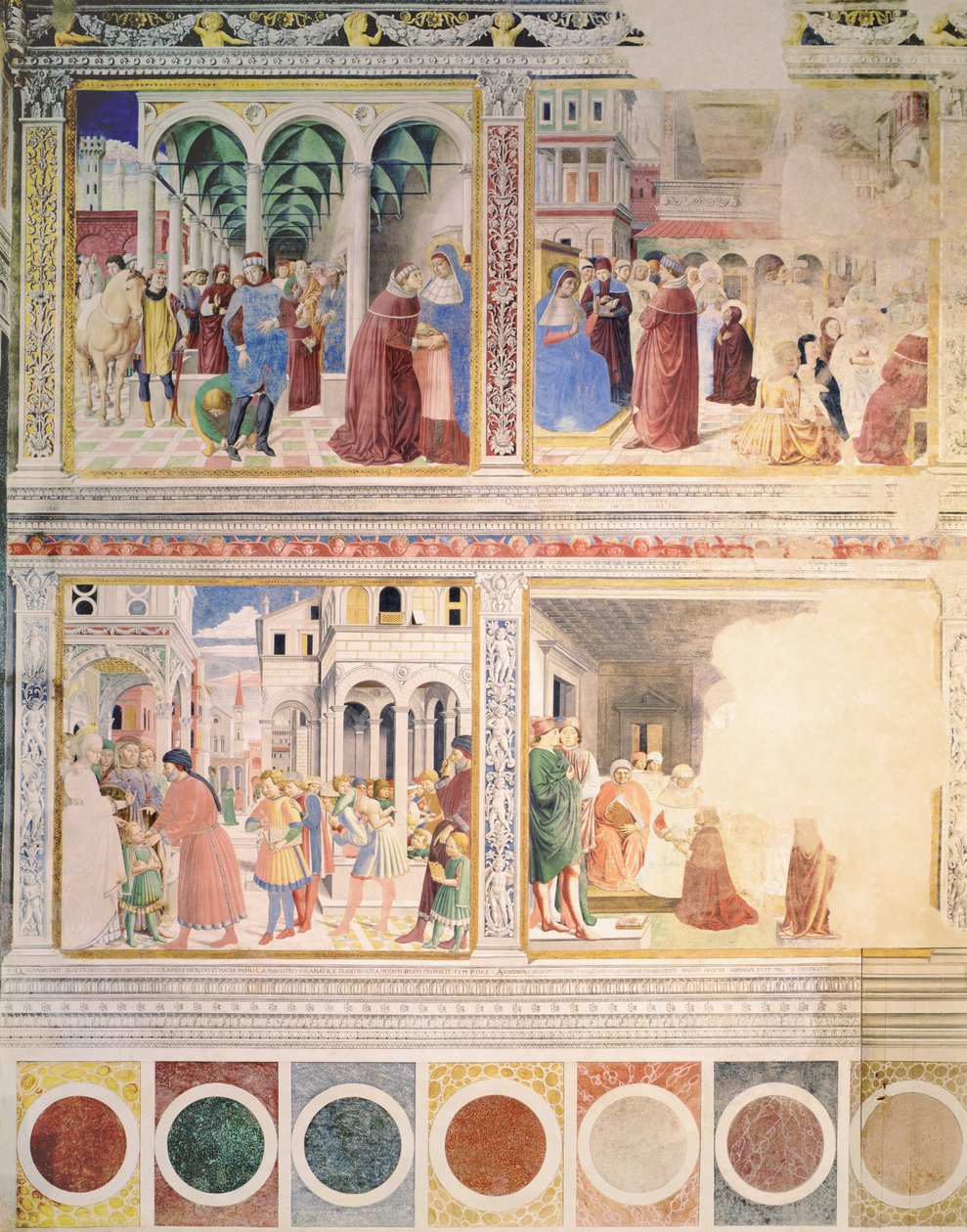 Episodios de la vida de San Agustín, 1463-65 de Benozzo di Lese di Sandro Gozzoli