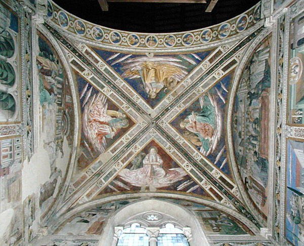 Episodios de la vida de San Agustín, del techo del coro, 1463-65 de Benozzo di Lese di Sandro Gozzoli