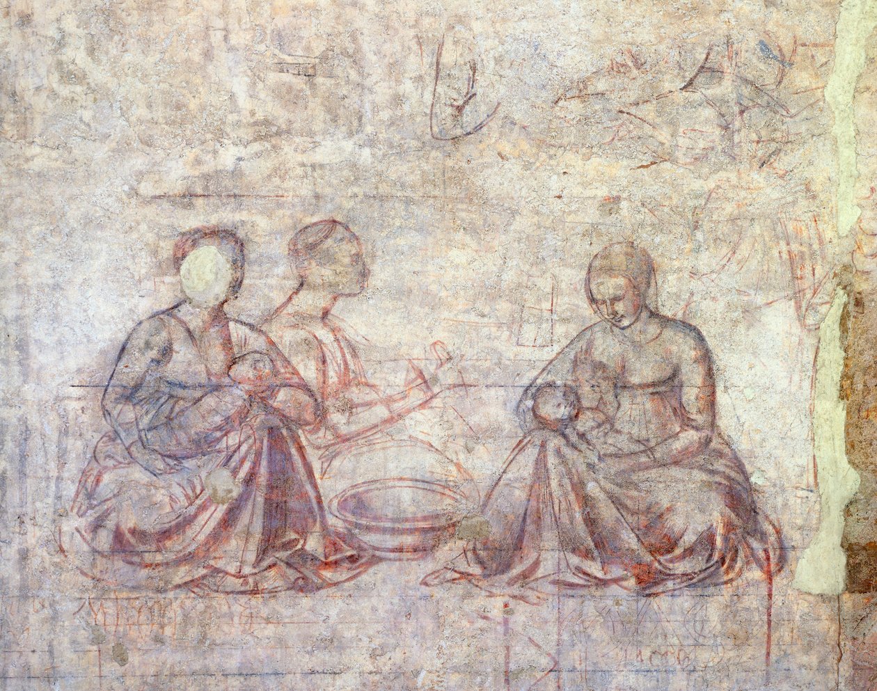 Historias de Jacob y Esaú (detalle) de Benozzo di Lese di Sandro Gozzoli