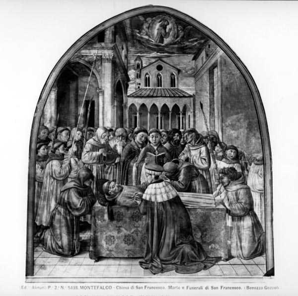 Los ritos funerarios de San Francisco de Benozzo di Lese di Sandro Gozzoli