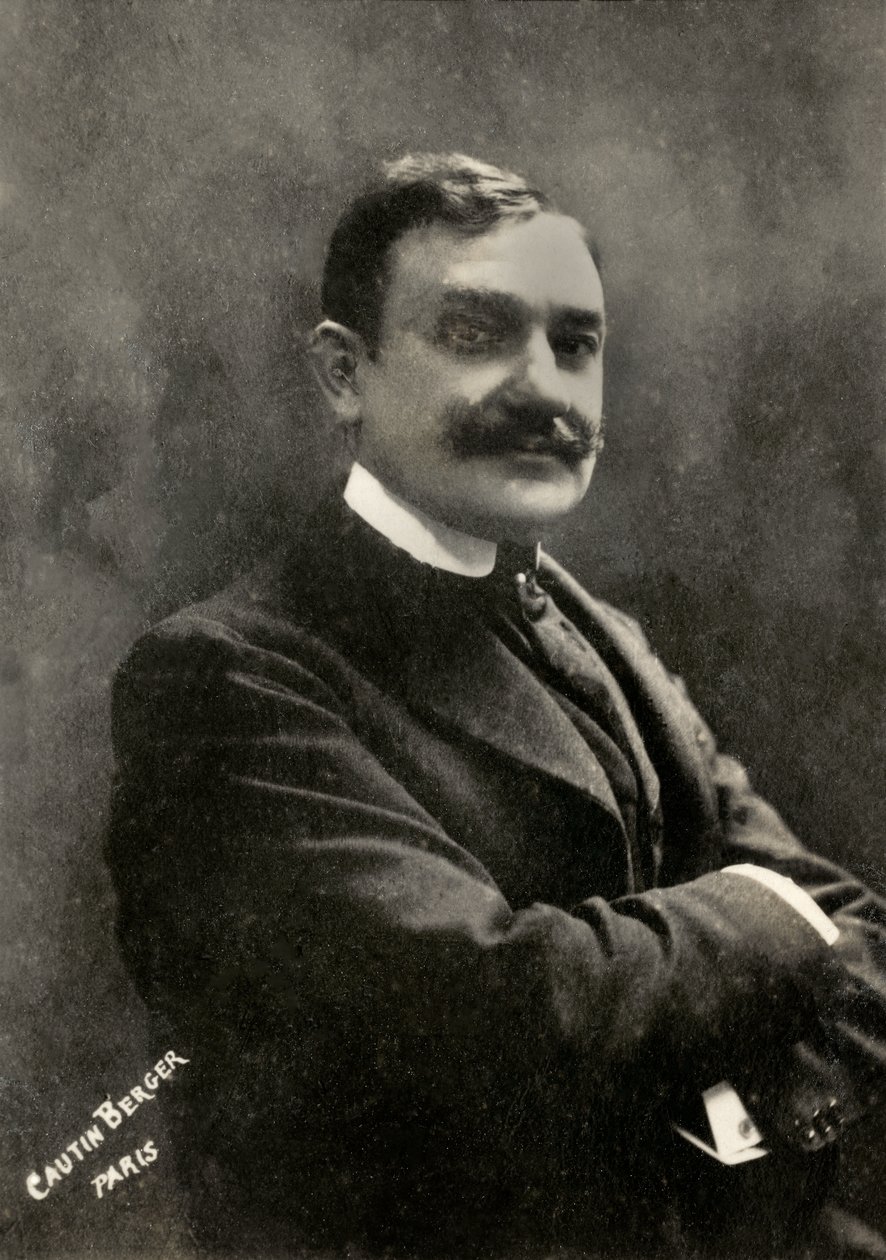 Retrato del artista francés Jacques Isnardon ( 1860 de Berger & Cautin