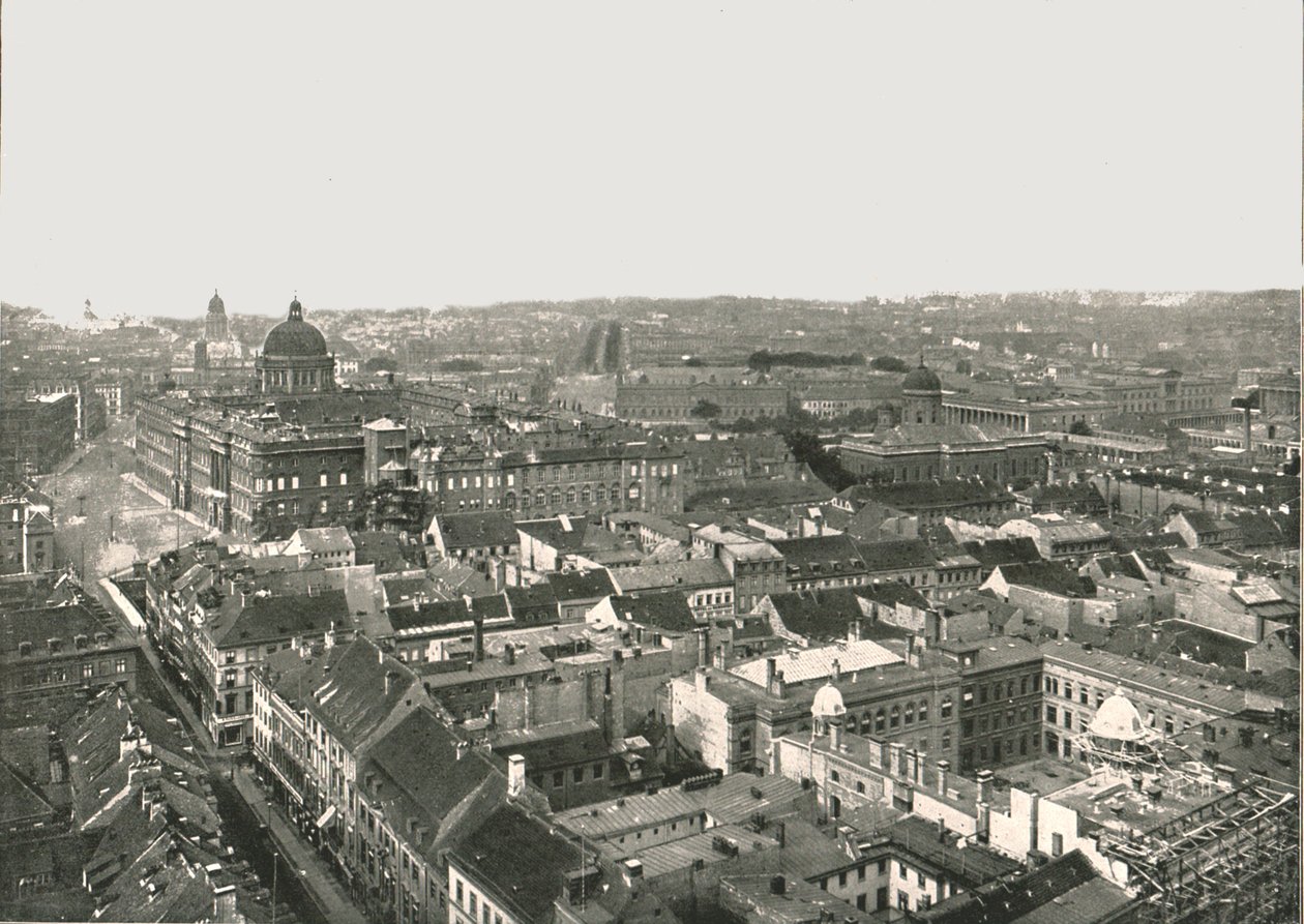 Panorama de la ciudad de Berlín, Alemania de Berlin Photographic Co