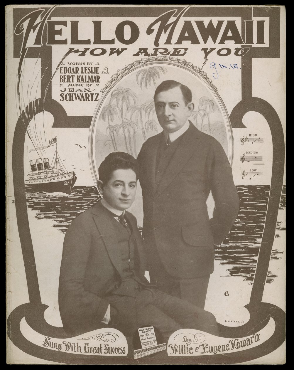 Hola Hawai, ¿Cómo estás? de Berlin & Snyder Co. Waterson