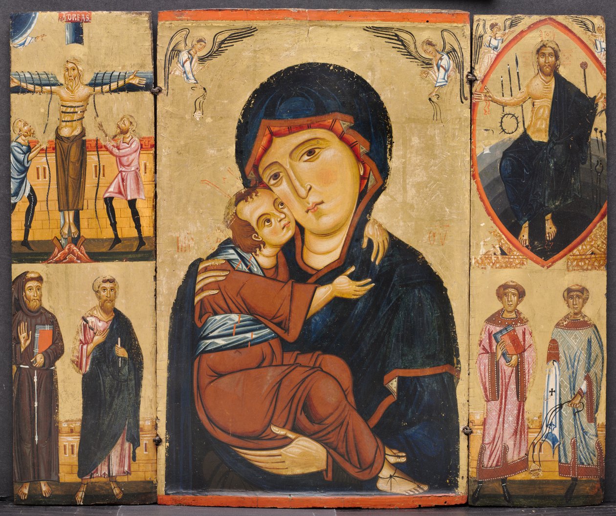 Virgen y Niño con Santos de Berlinghiero
