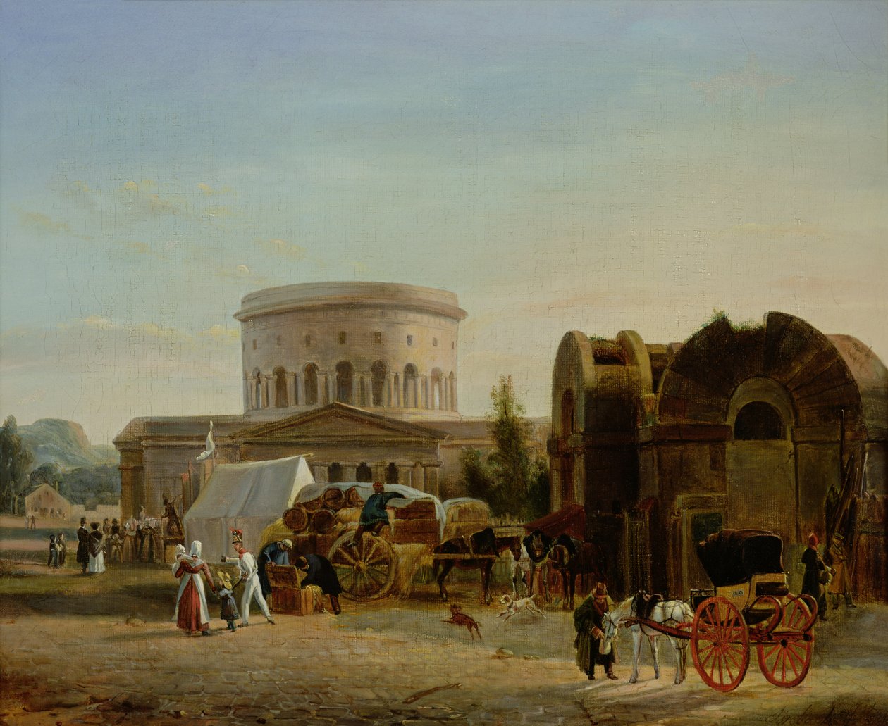 La barrera en La Villette de Bernard Edouard Swebach