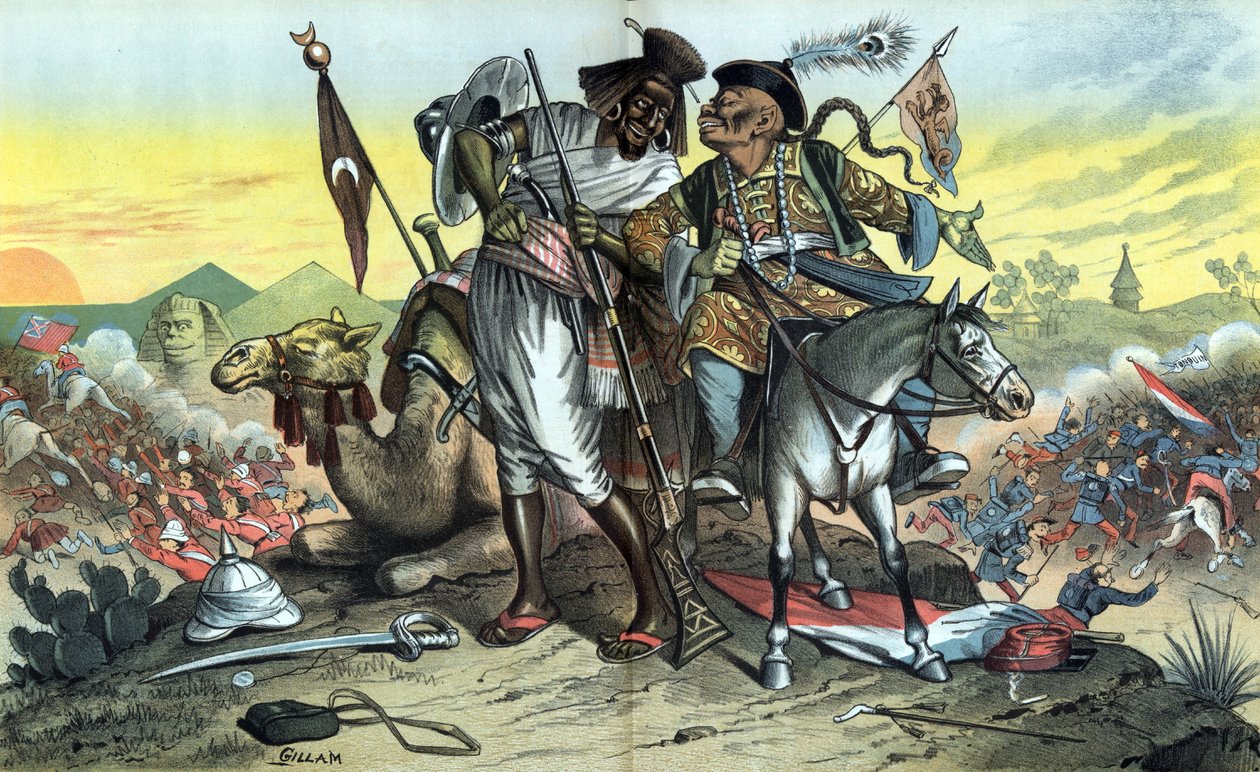 Una sorpresa para ellos mismos, 1885 de Bernard Gillam