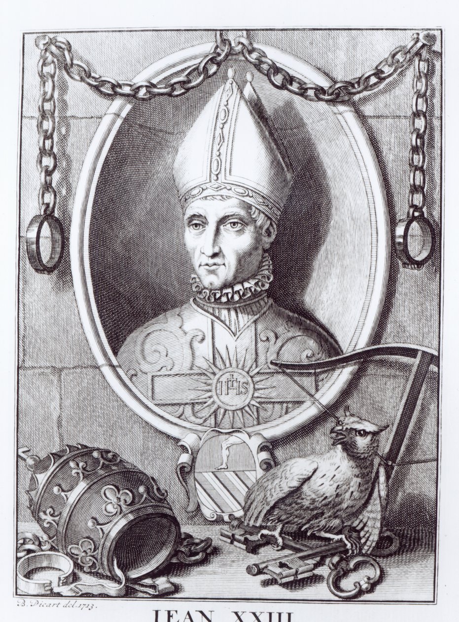 Antipapa Juan XXIII, 1713 de Bernard Picart