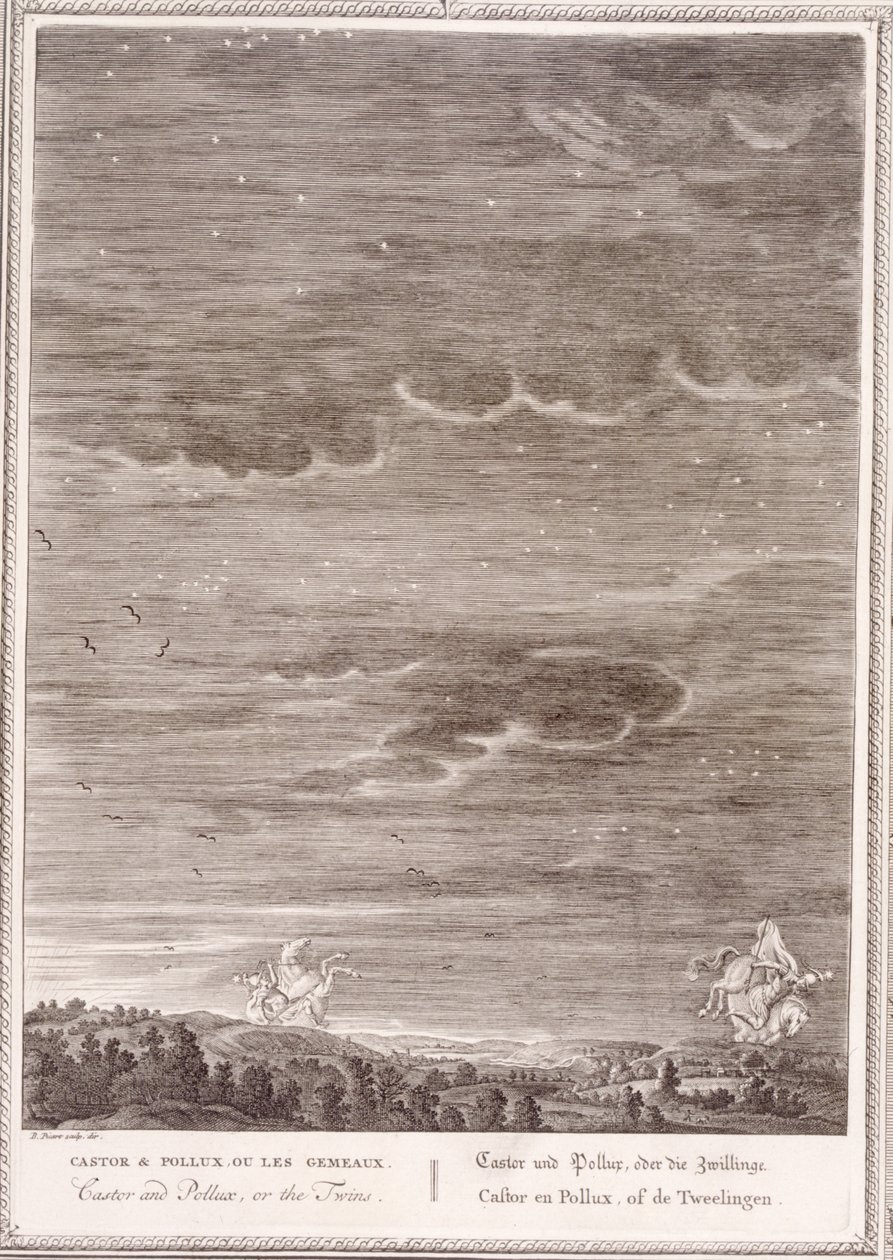 Cástor y Pólux, 1731 de Bernard Picart