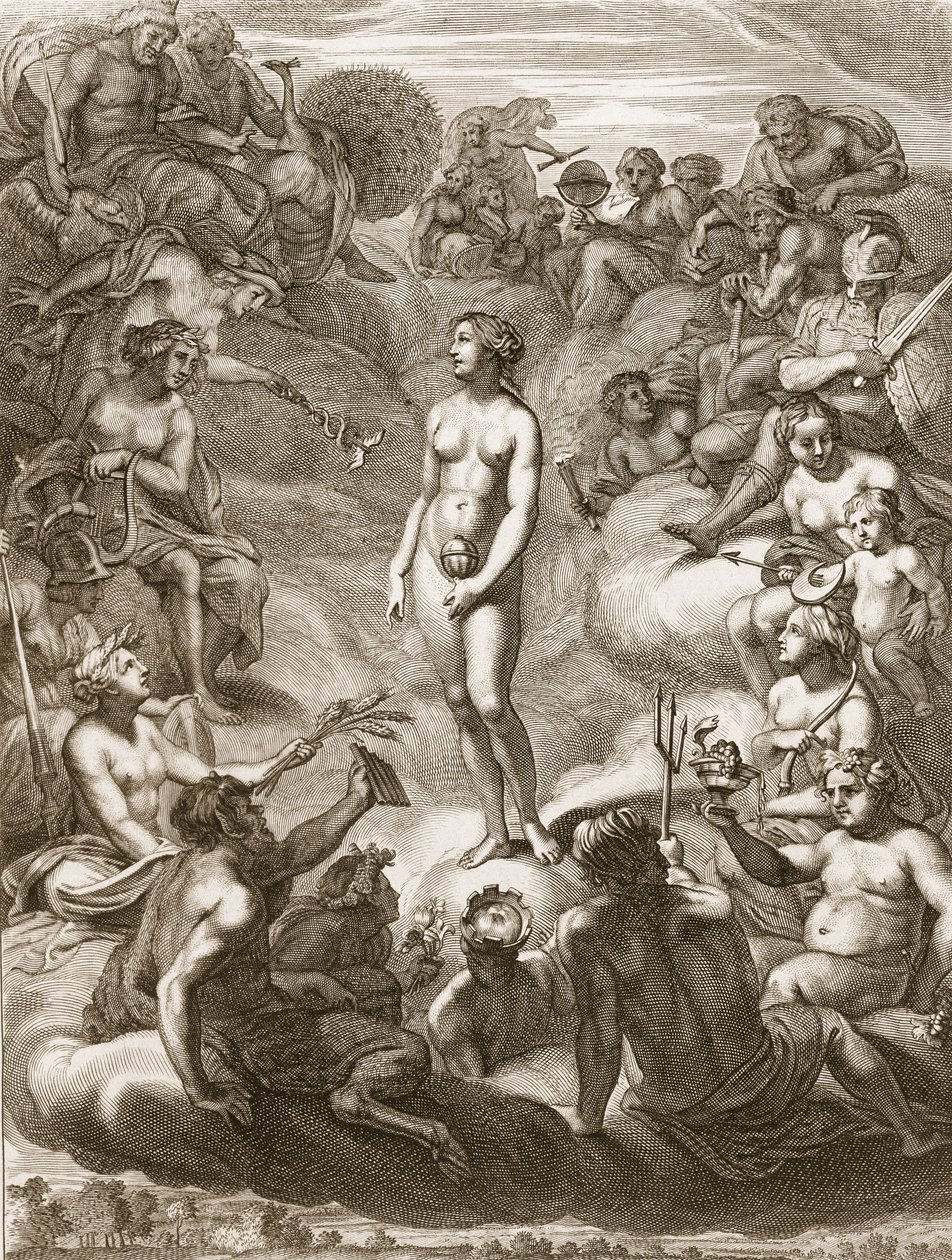La caja de Pandora, 1730 de Bernard Picart