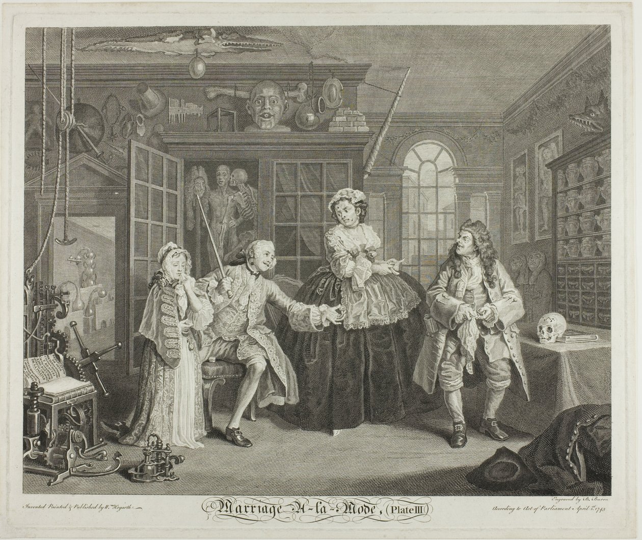 Placa Tres, de Marriage à la Mode de Bernard Baron