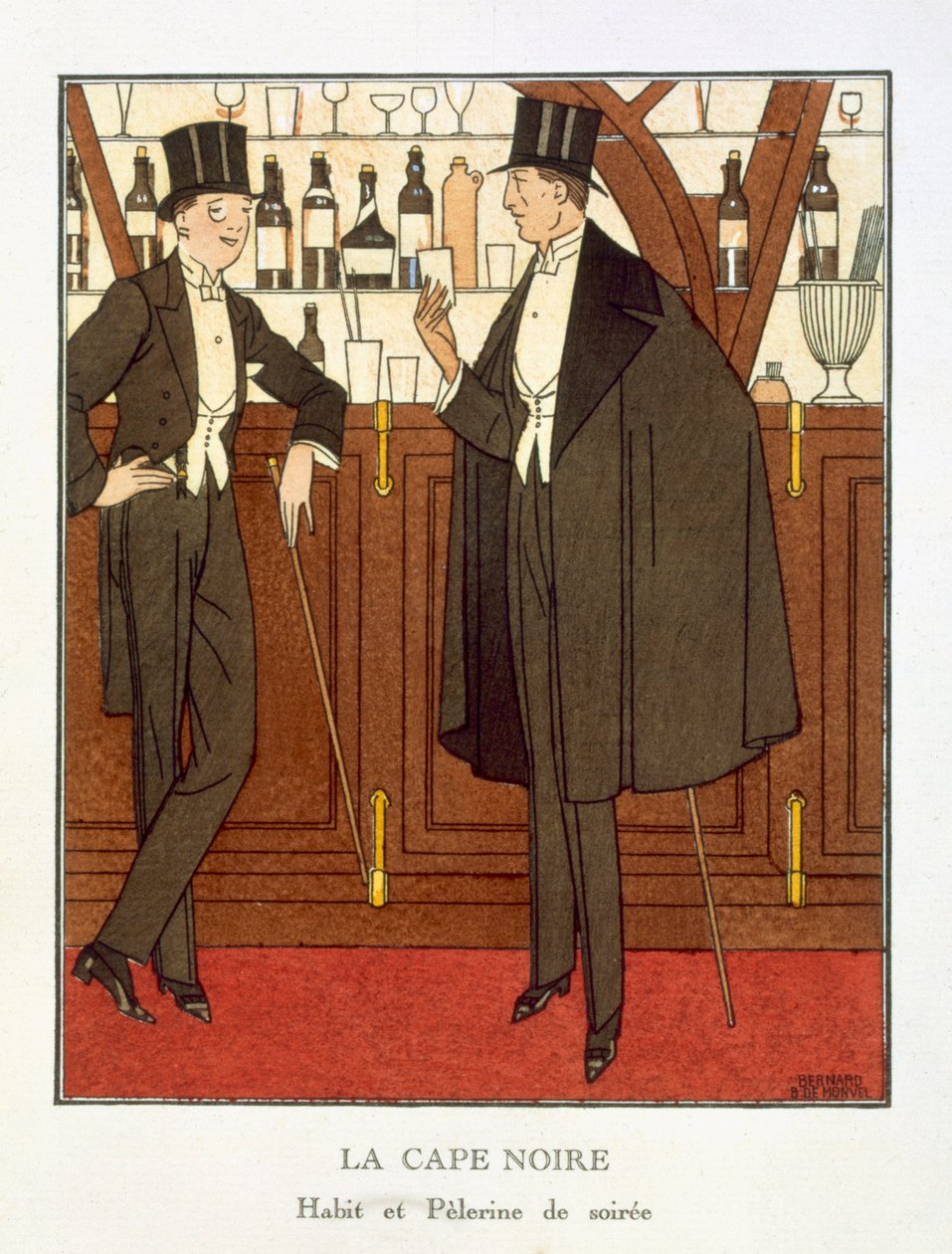 "La capa negra de Bernard Boutet de Monvel