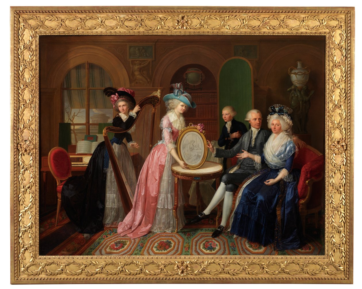 Retrato de la familia Villers de Bernard Duvivier