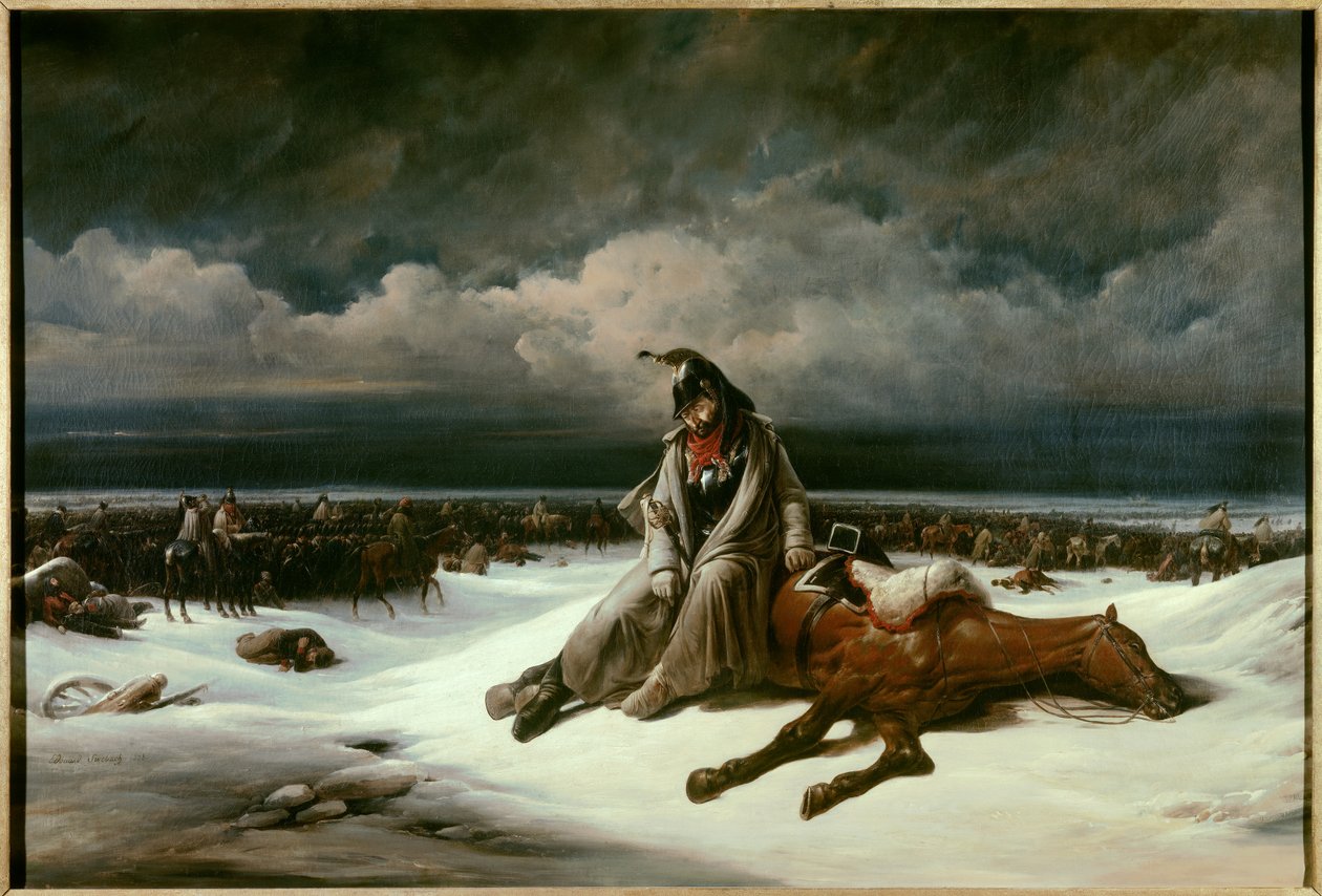 Retirada de Rusia (1812) de Bernard Edouard Swebach