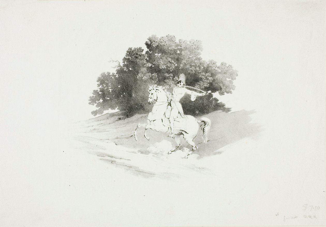 Trompetista a caballo de Bernard Gaillot