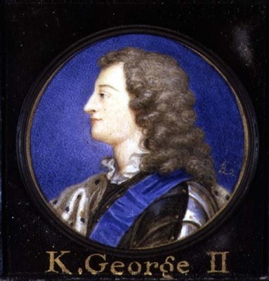 Retrato de Jorge II (1683-1760) de Bernard III Lens