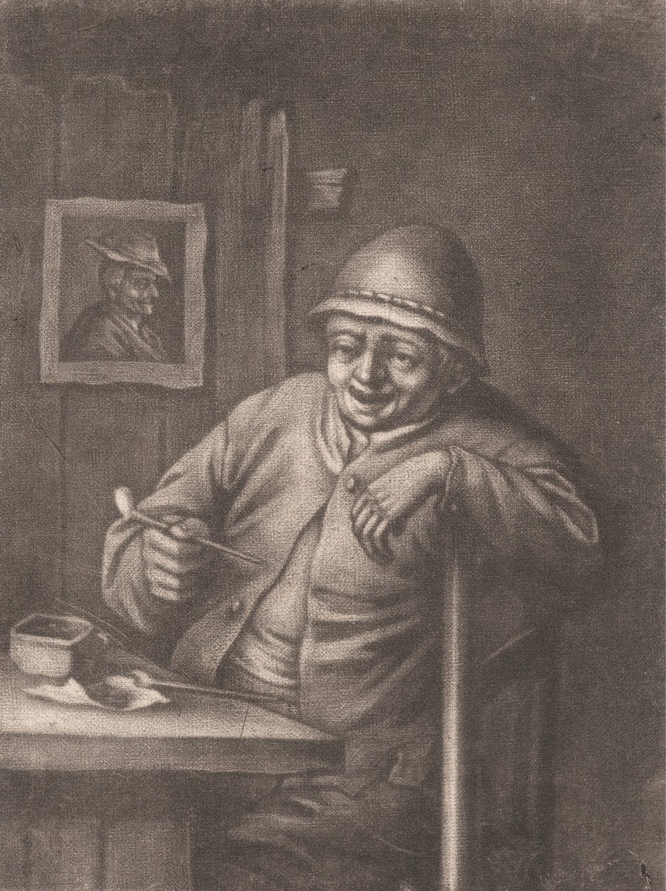 Hombre fumando de Bernard Lens