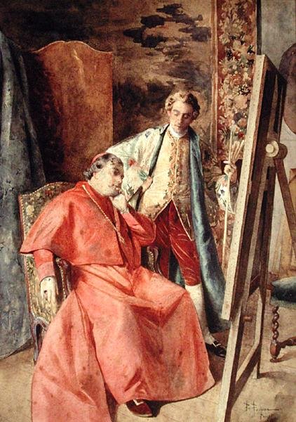 Pintor y prelado de Bernard Louis Borione